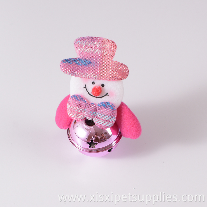 christmas pet toy for cat bell santa playing toy